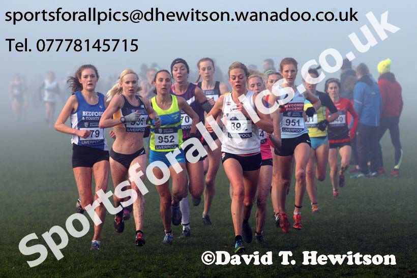 Senior and under-23 women, European Cross Country Trials, Sefton Park, Liverpool. Photo: David T. Hewitson/Sports for All Pics